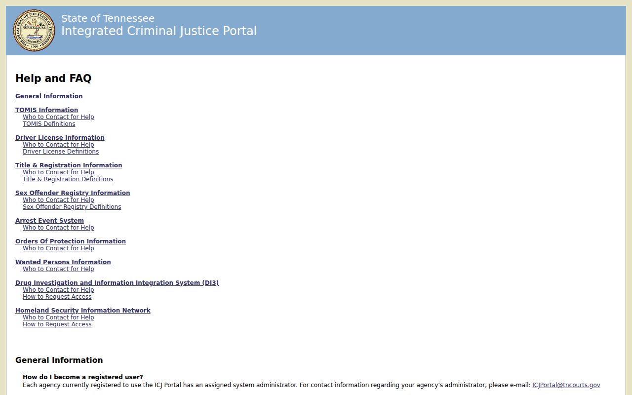 Marshall County sex offender registry status and field definitions